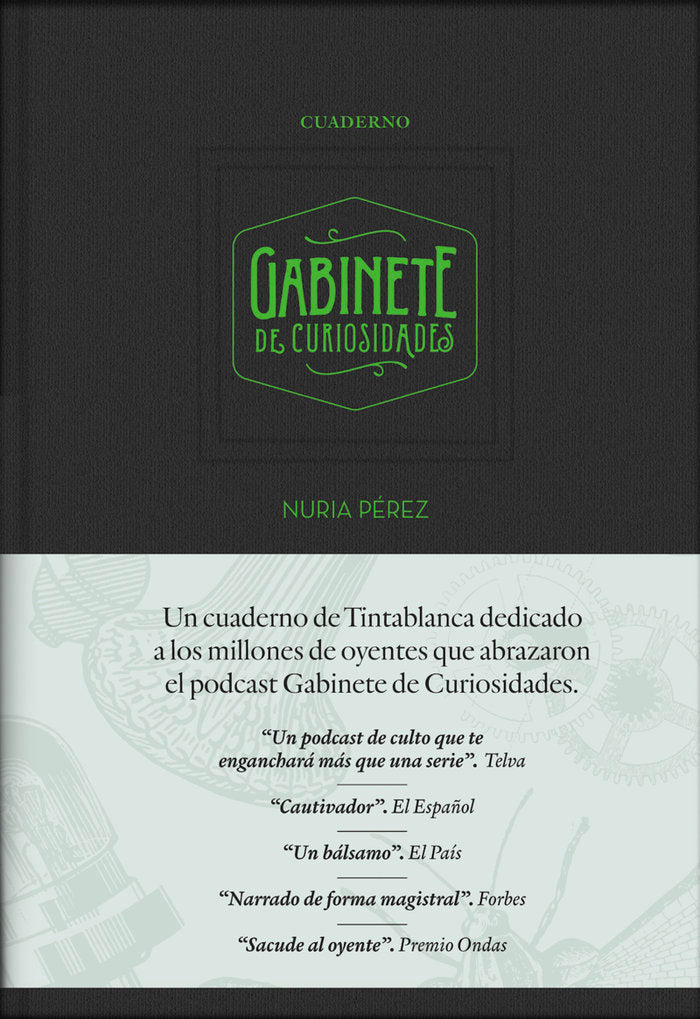 Cuaderno. Gabinete de curiosidades